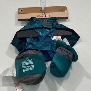 Disney Parks Disney Tails Haunted Mansion HATBOX GHOST Pet Costume & Toy XS NEW